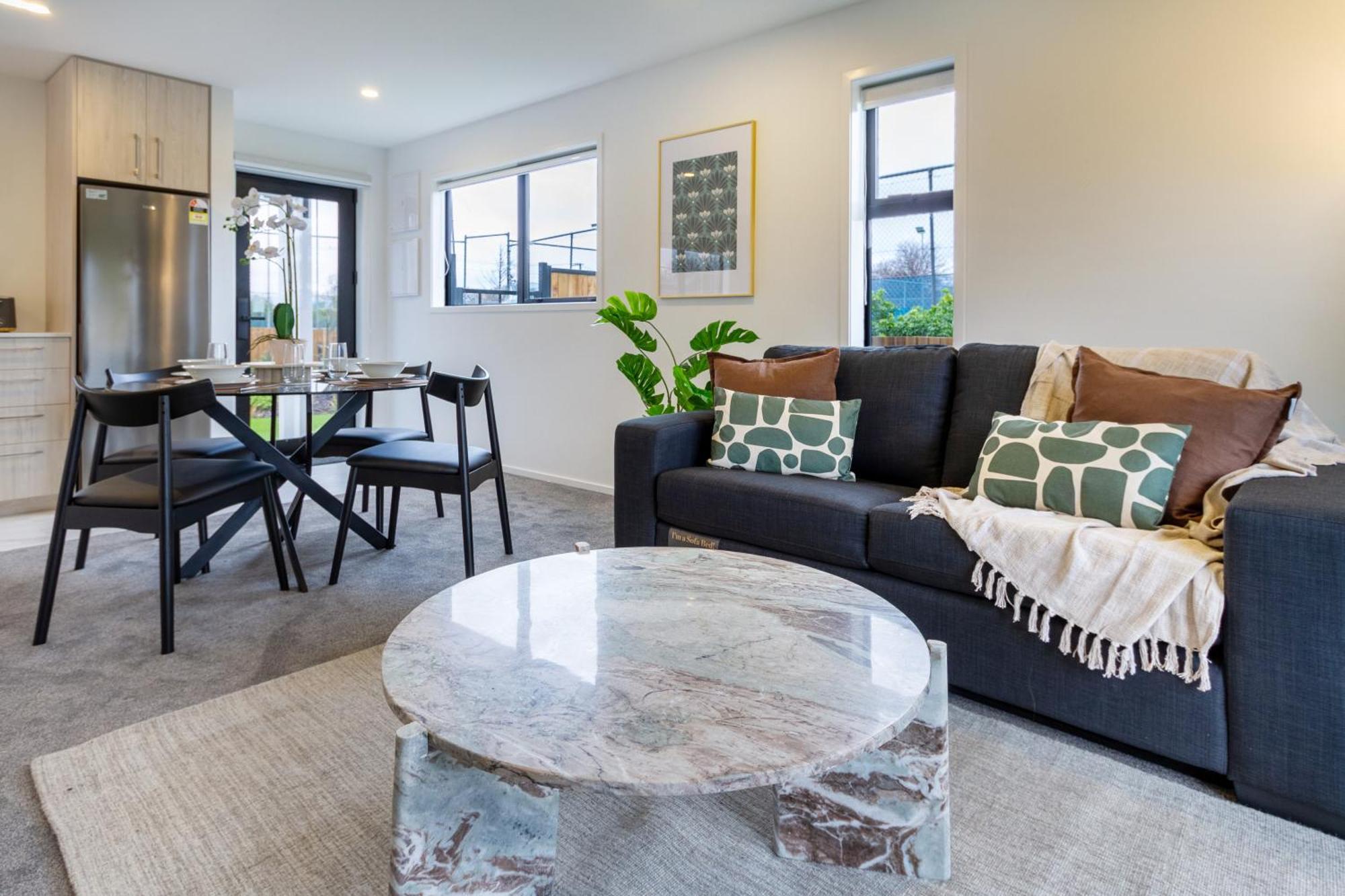 Serene Living 2 Bed With Carpark Christchurch Eksteriør billede